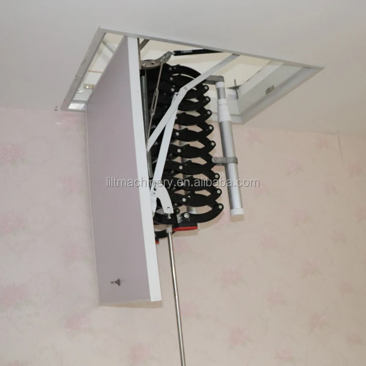 Домашнее применение, складная подвесная лестница, складная лестница, индивидуальная электрическая телескопическая лестница для дома