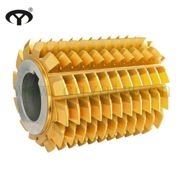 HSS m2.75 Module Pre-shaving Gear Hob Cutter with TIALN