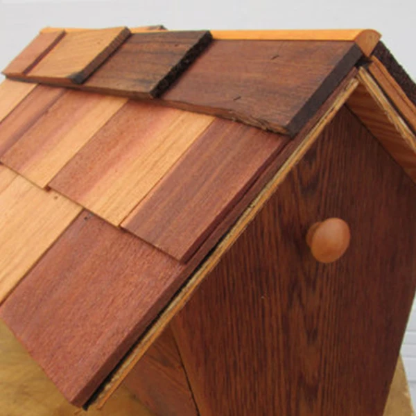 Wholesale factory price waterproof standing post box wood house mailbox