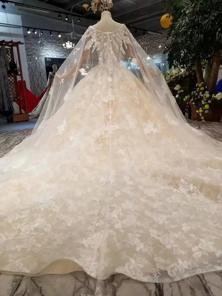 LSS349 sexy v neck western ball gowns with cape quinceanera dresses elegant sample wedding ball gown