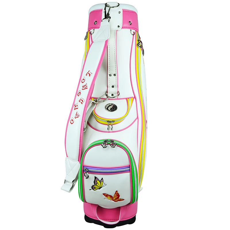 Hot selling PU Selected material staff golf bag