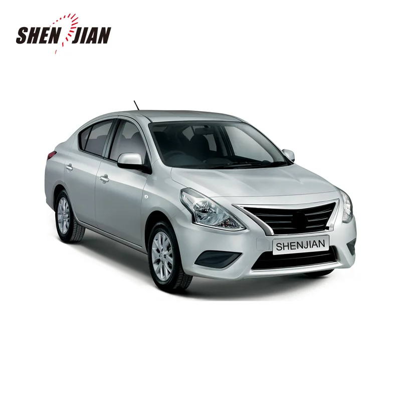 chrome cover black carbon fiber door handle bowl trim full set kits accessories car  For  Almera 2014