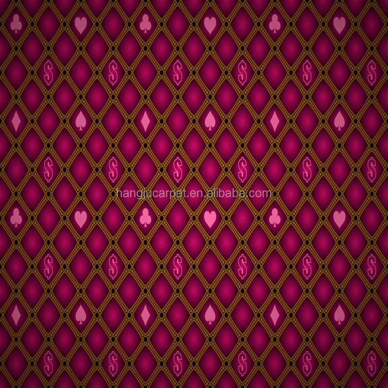Luxury Wool for Casino 80% Wool 20% Nylon Casino Carpet CS-1003 Series