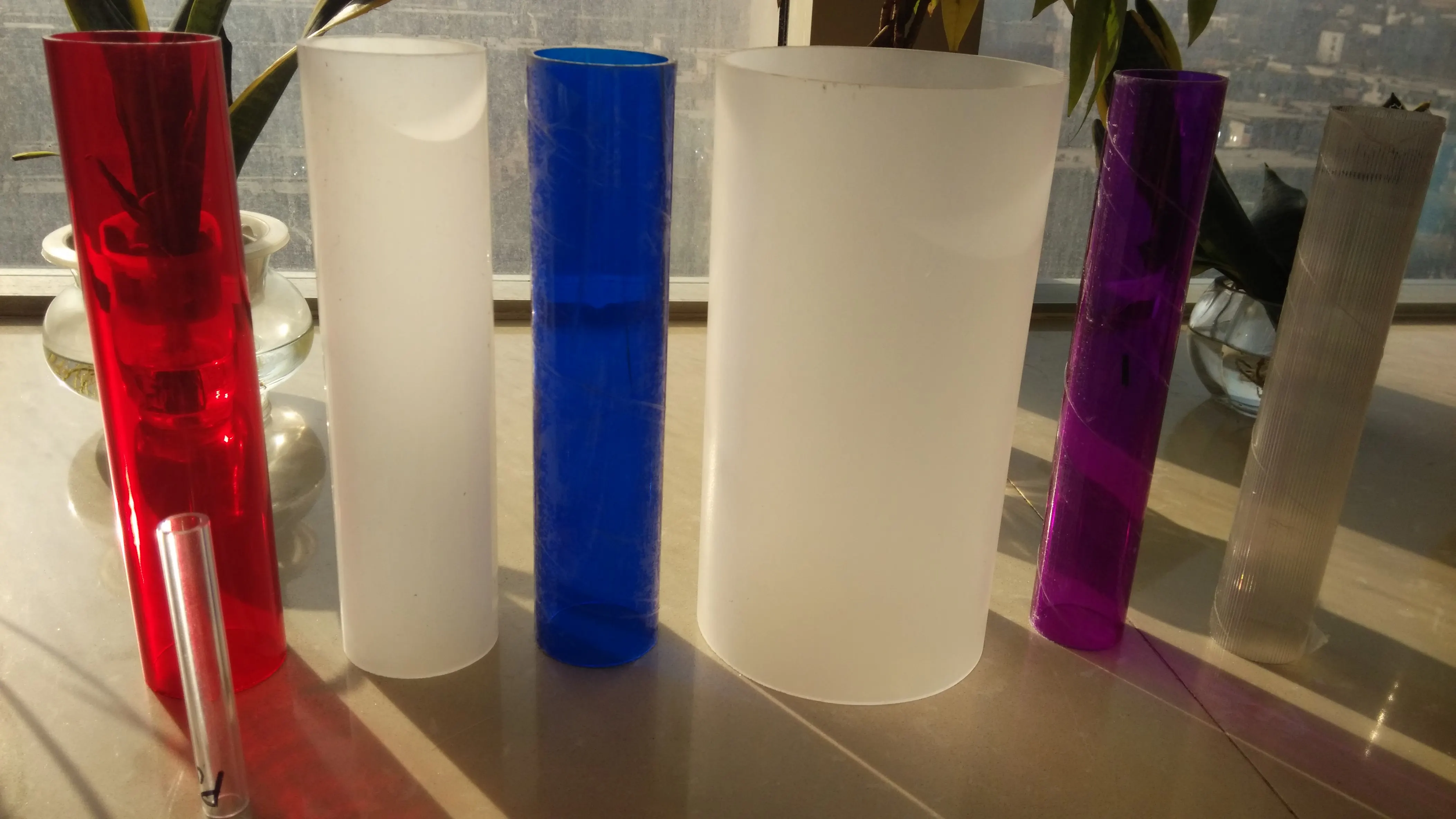 high light transparency and High gloss Surface  acrylic tube polycarbonate tube