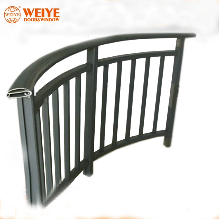 Balcony Handrail Garden Fence Aluminium Extrusion Profile for Construction