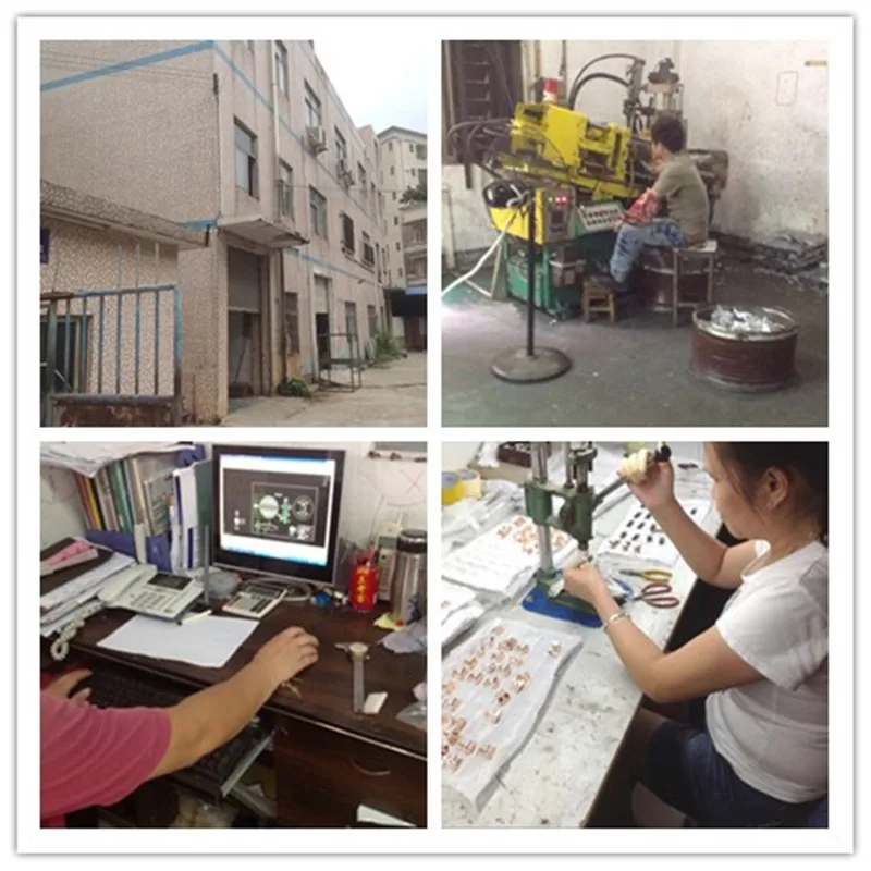 DIY jewelry metal cuff link tray brass custom square cufflink blanks