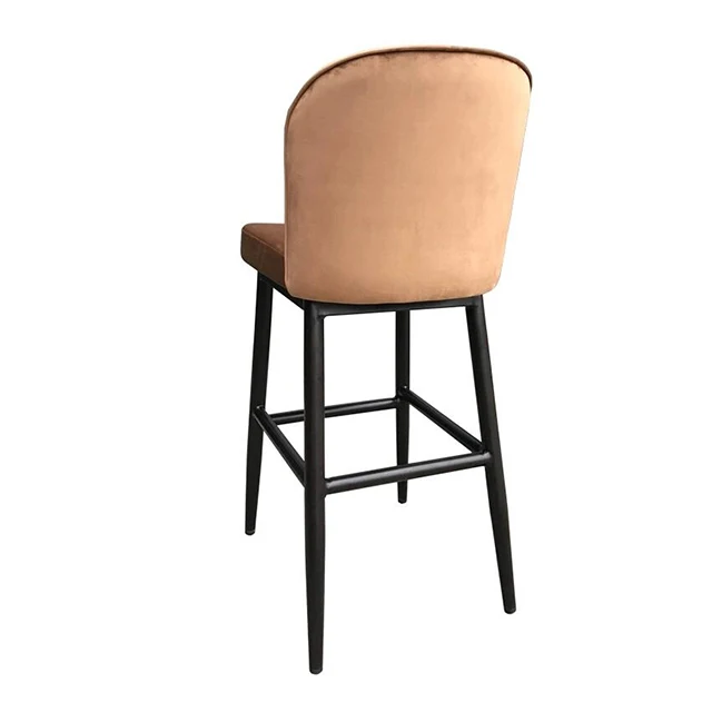 BC-293 высококачественный стильный металлический стул для ресторана и бара с деревянной текстурой