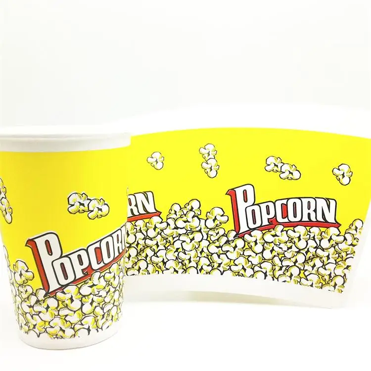 
pop popcorn mushroom butterfly maize pop paper cup fan 