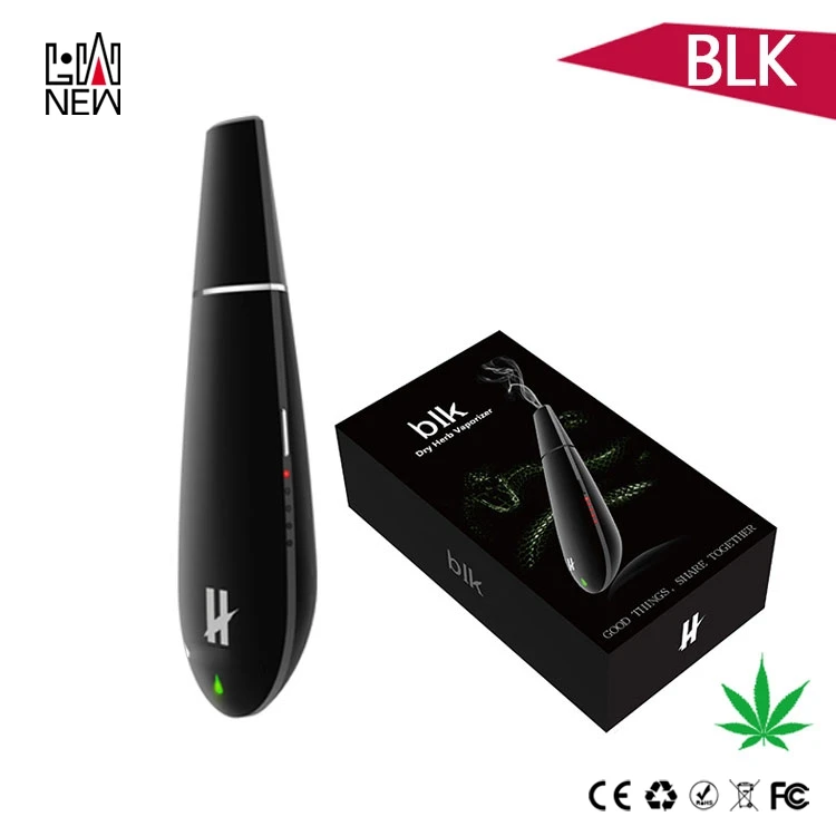 
New Released Wholesale 1600mAh Black mamba vaporizer dry herb BLK vs black widow 
