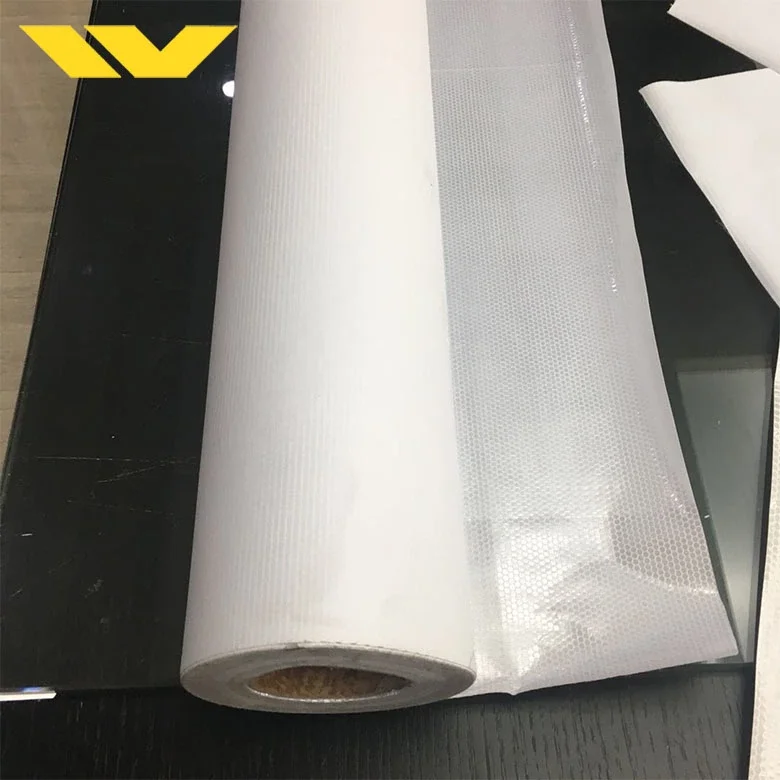 Hi-Vis Honeycomb Non-adhesive Reflective Flex Banner Vinyl For Billboard