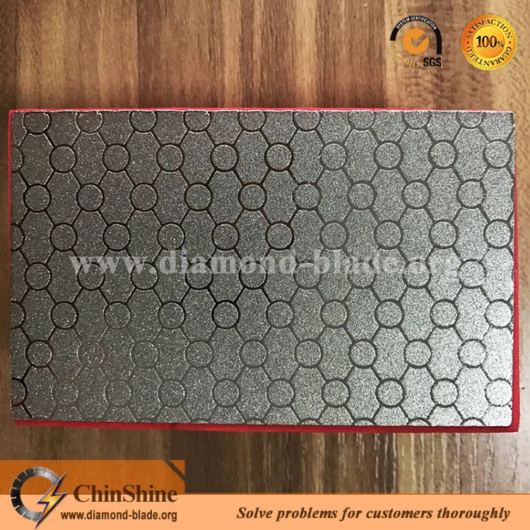 Electroplated Sponge Block Type Diamond Hand Polishing Pads