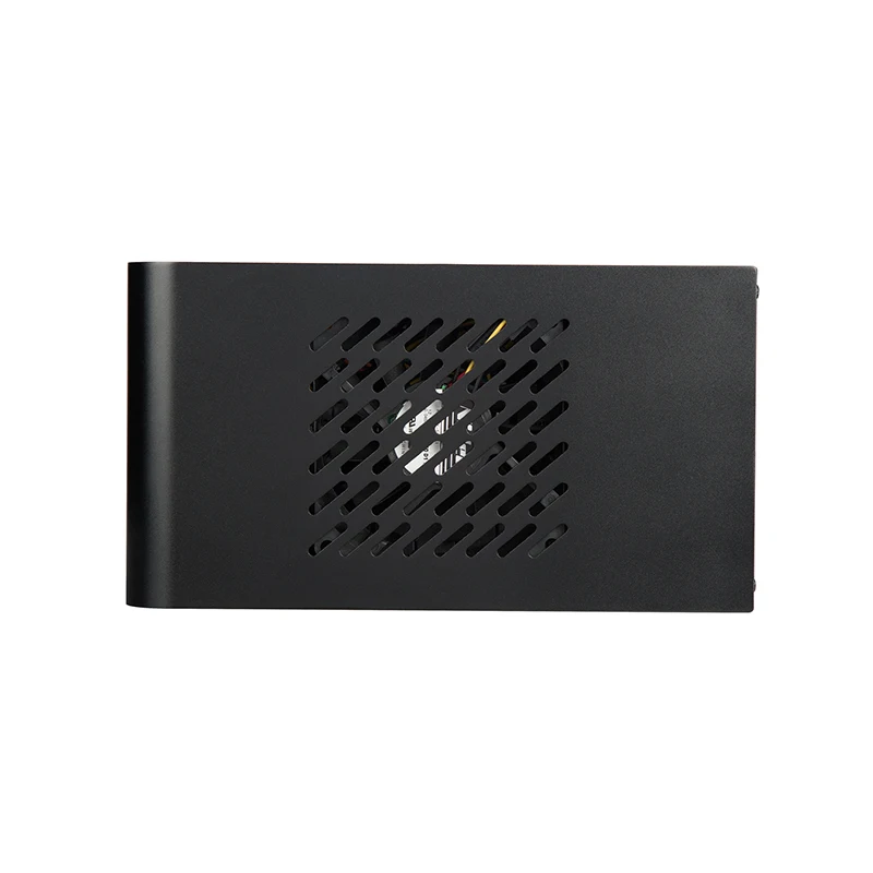 Корпус RGeek OEM U110 Micro ATX ITX, безвентиляторный мини-Корпус для ПК, прочный корпус для ПК, настольный шкаф с держателем для видеокарты