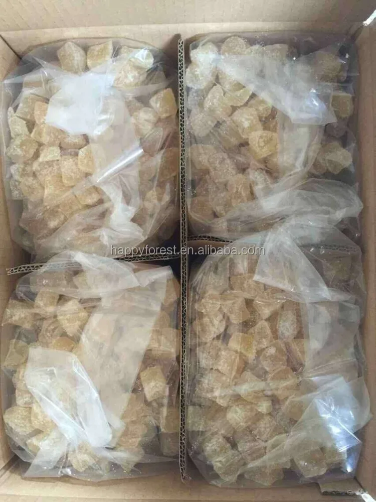 dried crystal ginger dices 12-22mm