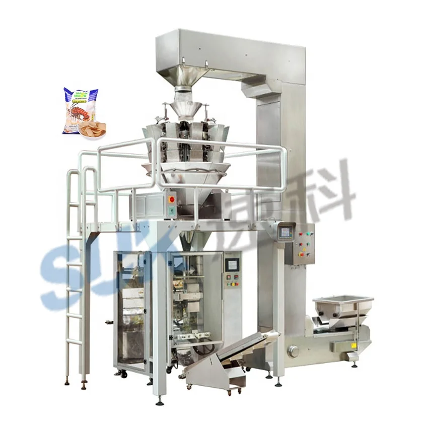 Машина для упаковки картофельных чипсов