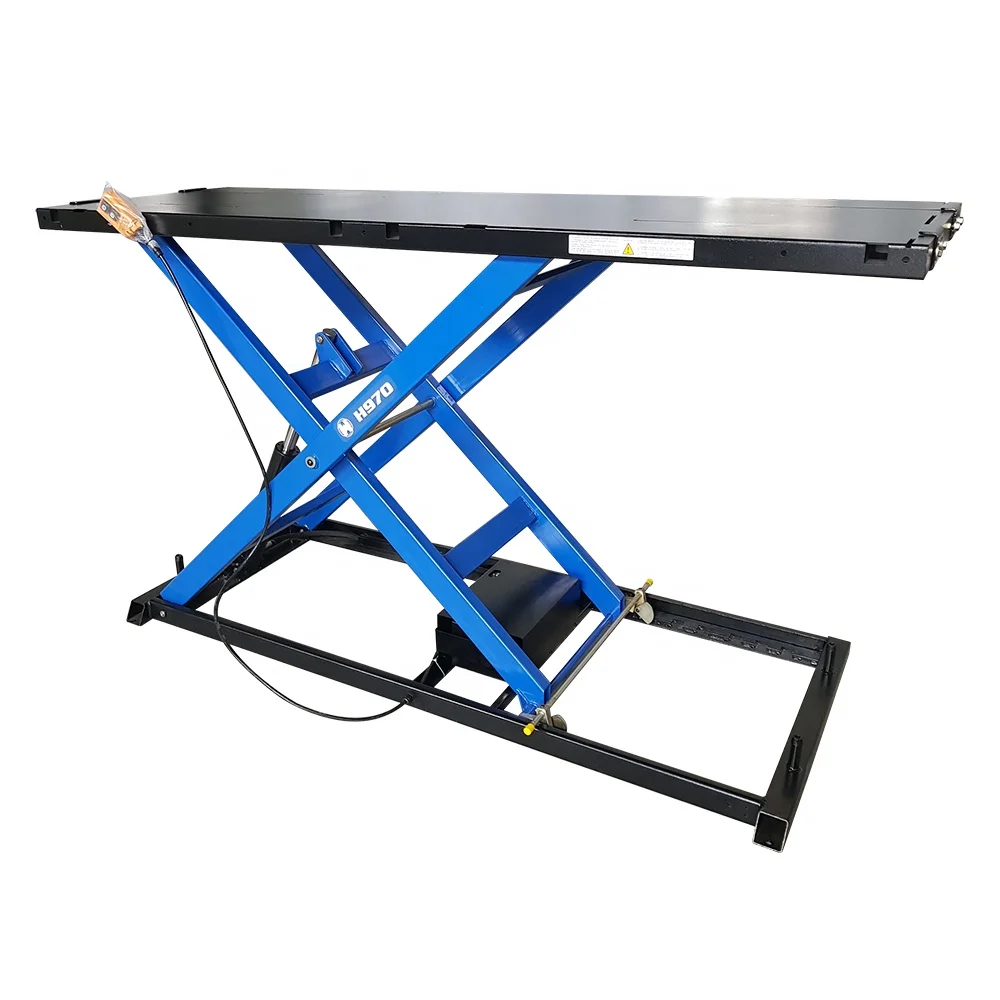 Motor electric scissor table maintenance portable Motorbike Stand Hoist Lifter