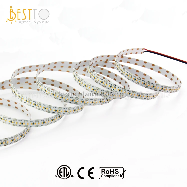 Щебня 3 шаг sdcm <3 SMD 2216 Высокая CRI90 высокой плотности 2700 К 4000 6500 белый светодиод полосы света