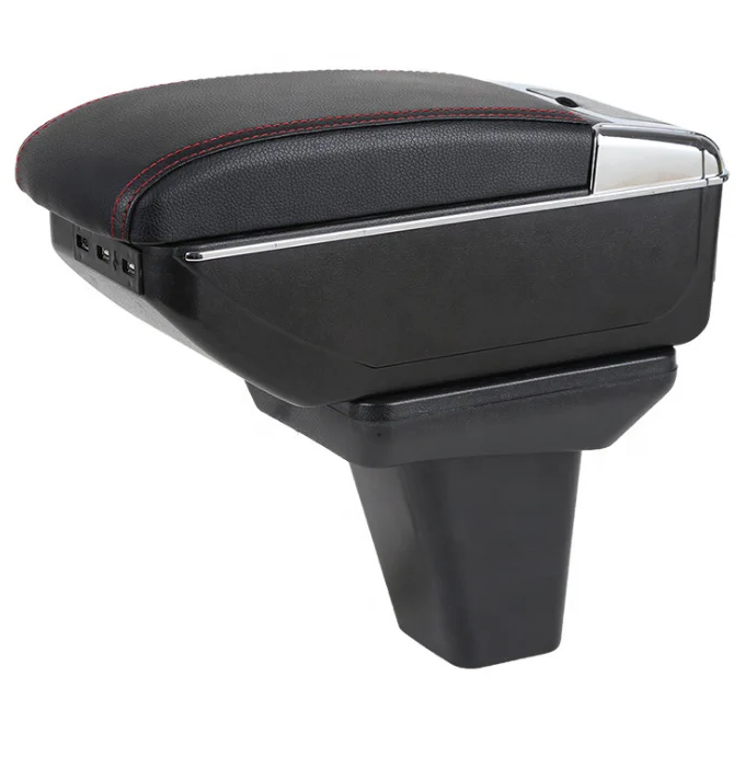 Leather Car Center Console Armrest Box for Suzuki Liana A6 Armrests with USB