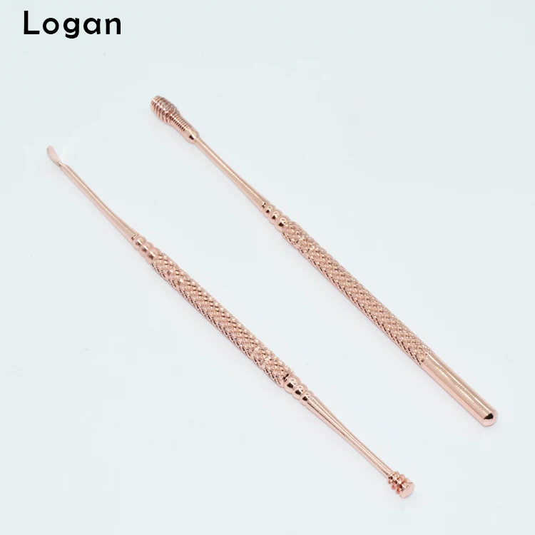 
Hot sale rose gold ear cleaner tool,double end ear cleaner 