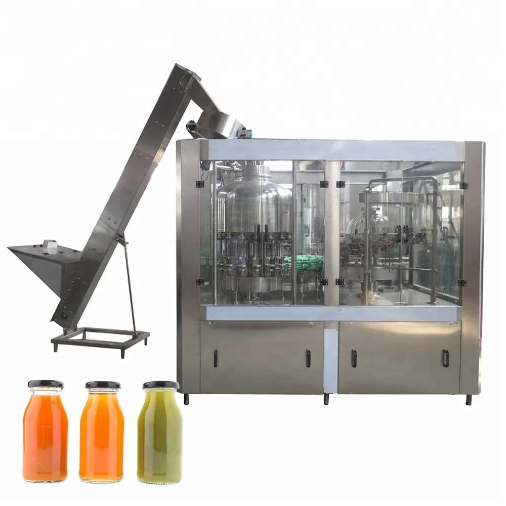 
Three in one monoblock automatic glass bottle brandy wine filling and sealing machine 