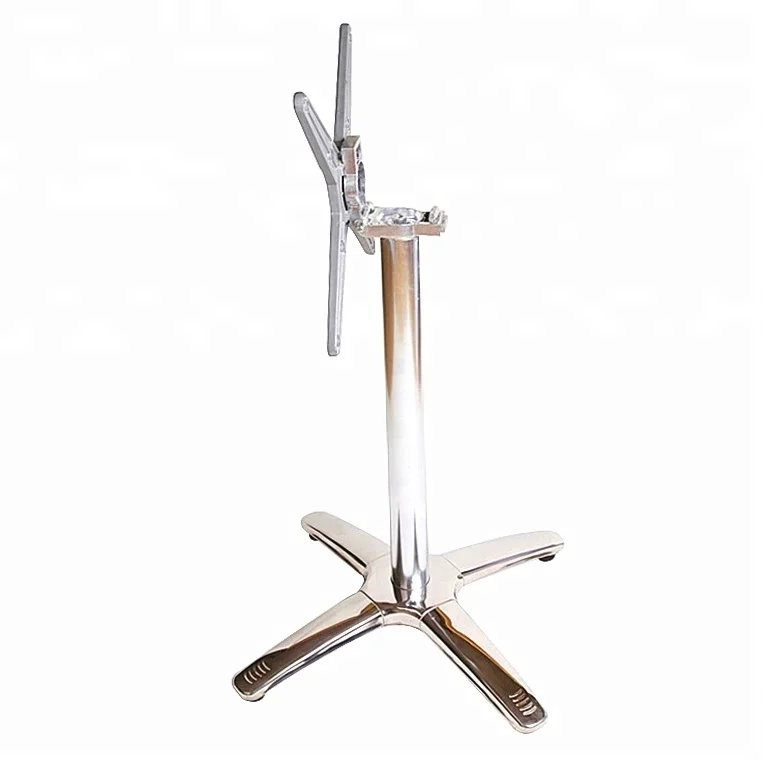 
Furniture hardware adjustable feet stainless steel folding table base foldable metal table legs 