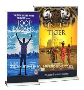 Modern High Quality Custom Desktop Retractable Mini Roll Up Banner Standee