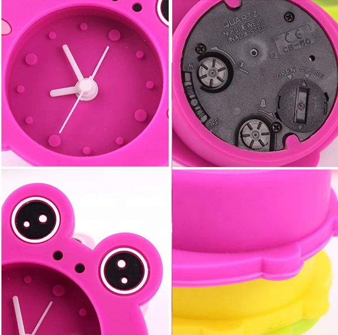 Небьющийся силиконовый Будильник для детей на заказ