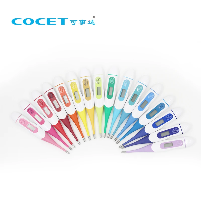 OEM CE Certification Accurate 2 Decimal 0.01 Electronic Digital Ovulation Basal Body Thermometer With Flexible Probe