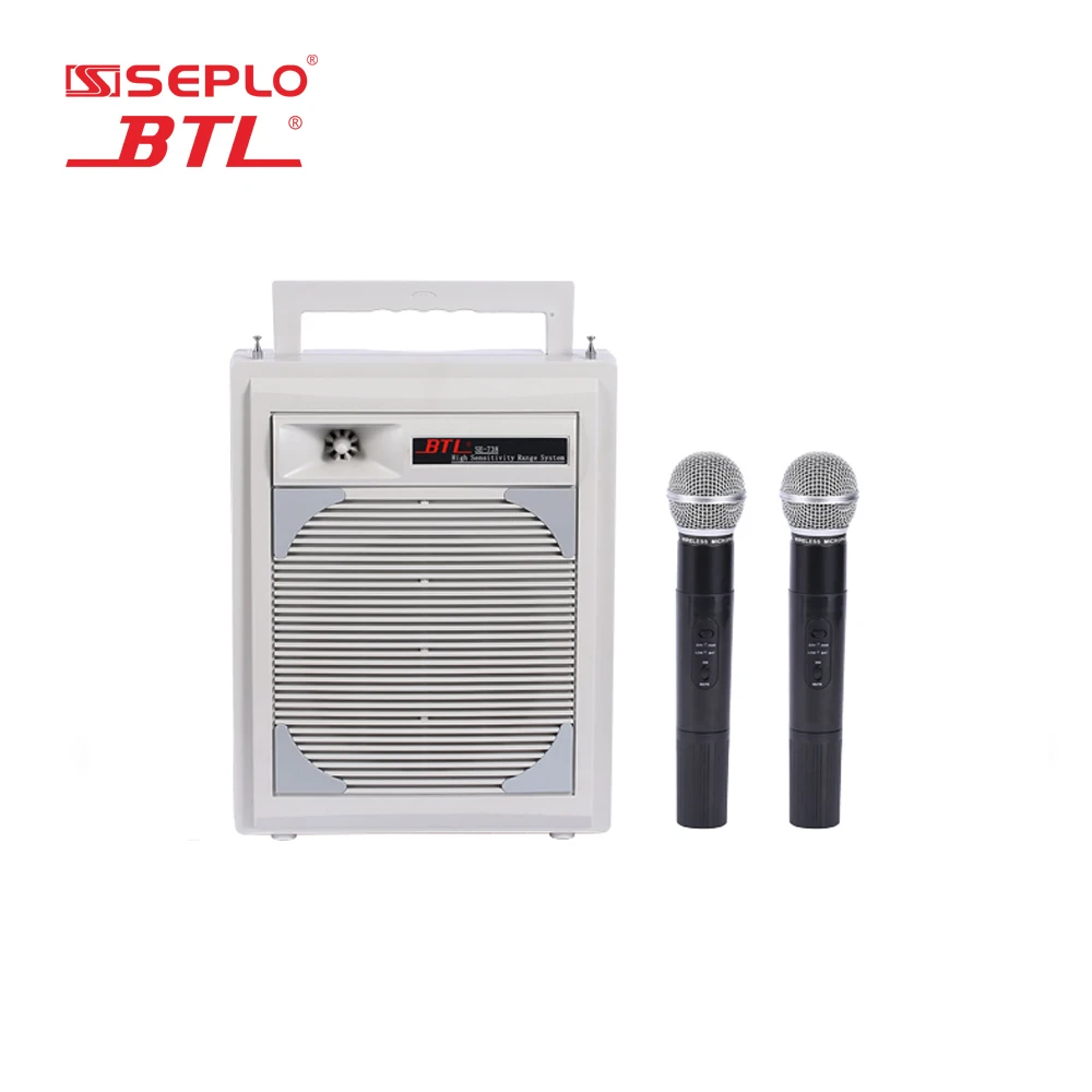 
Professional Rechargeable Portable Teaching Wireless PA Amplifier SE-738 