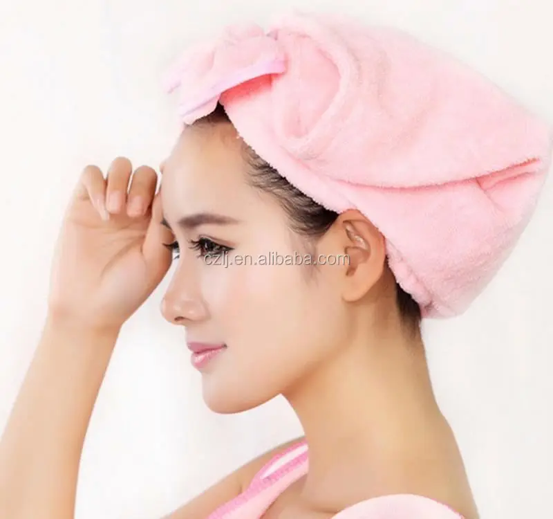 Hair Drying Towels, Fast Drying Hair Cap, Long Hair Wrap head band hair drying towel turban towels china manufacturer