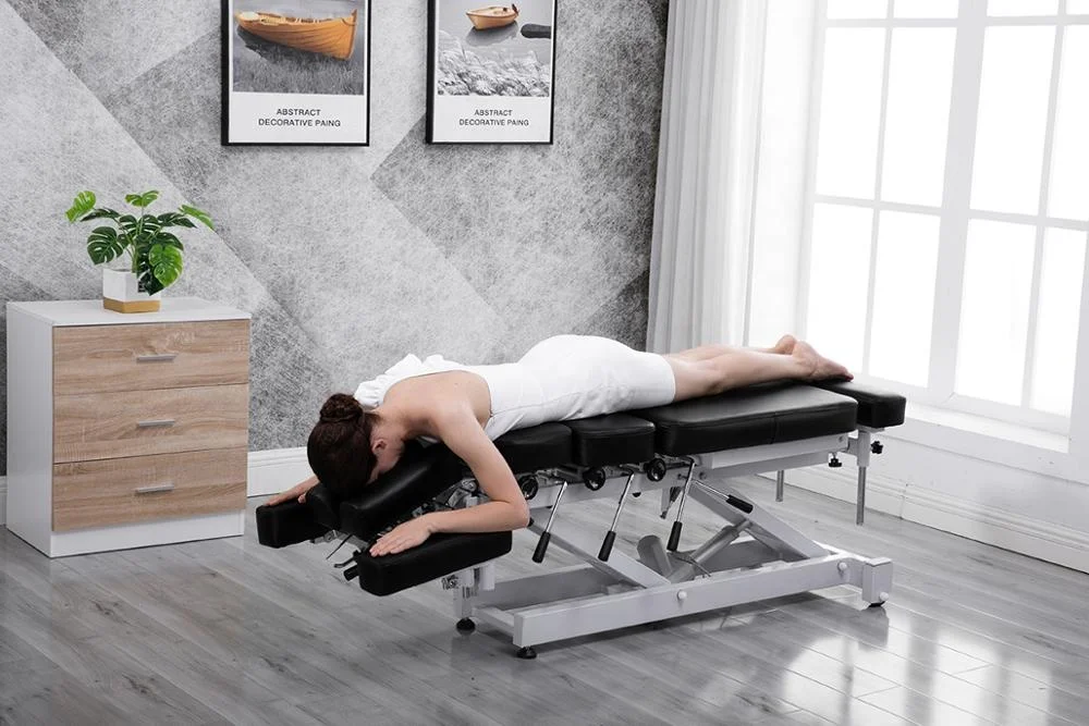 CVEB 43 FACTORY DIRECTLY Drop Chiropractic Table Black Color Electric for Physiotherapy Treatment