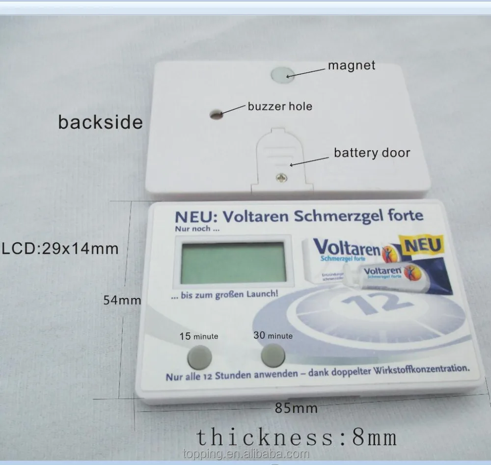 Таймер напоминания о дневном обратном отсчете воздушного фильтра