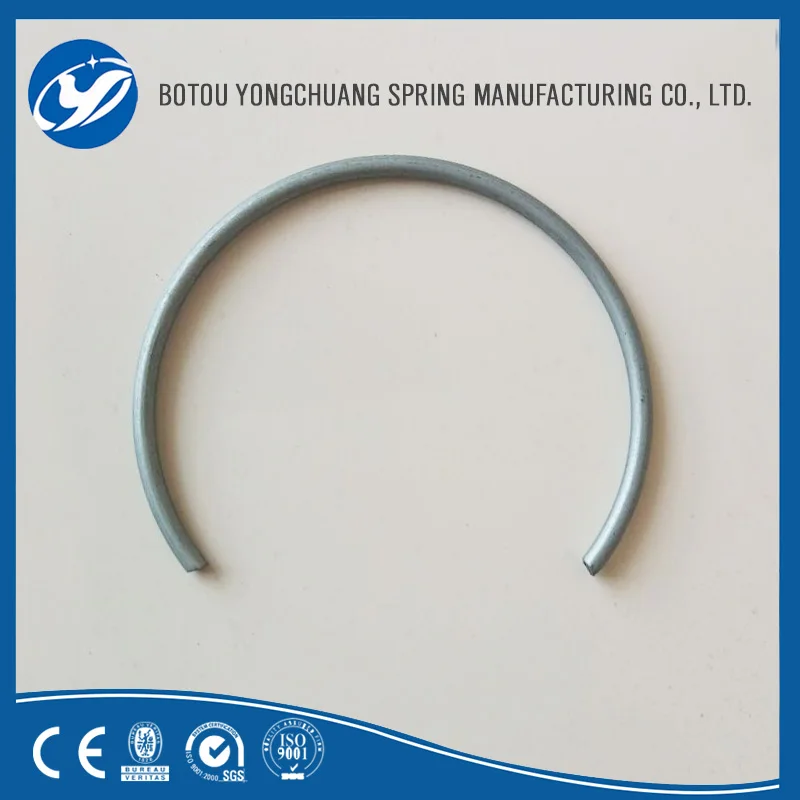 Wire spring metal circle clip retaining metal clip