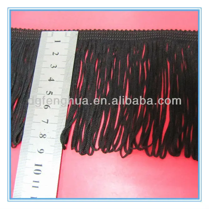 Mini Fashion fringe tassel  for garment accessories & White rayon fringe for clothes