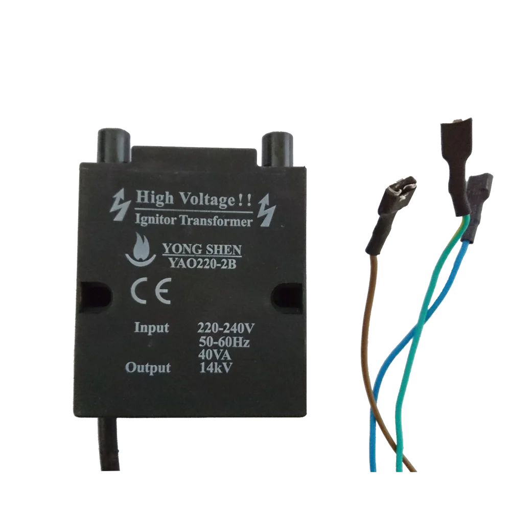 High voltage ignition transformer YAO220-2B for gas heater