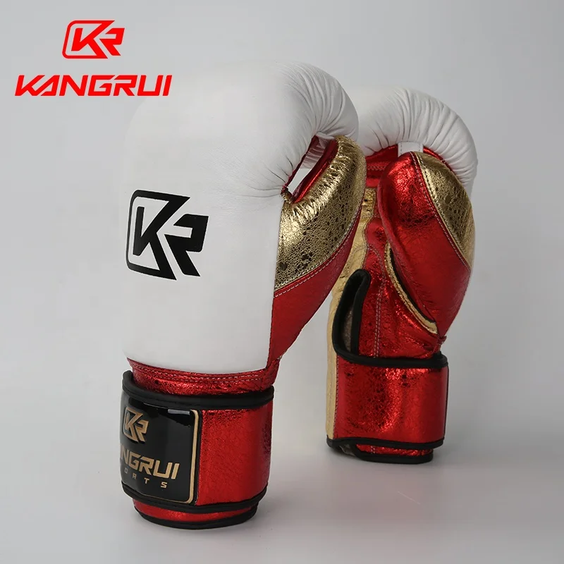 Metal abortive calfskin Leather Boxing Gloves For Sale Spartacus boxing gloves