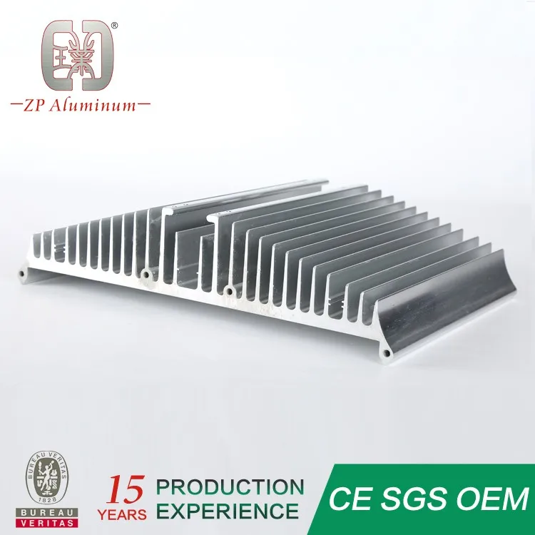 Custom Aluminium Round Profile Extrusion Fixture Heat Sink For LED Group Light