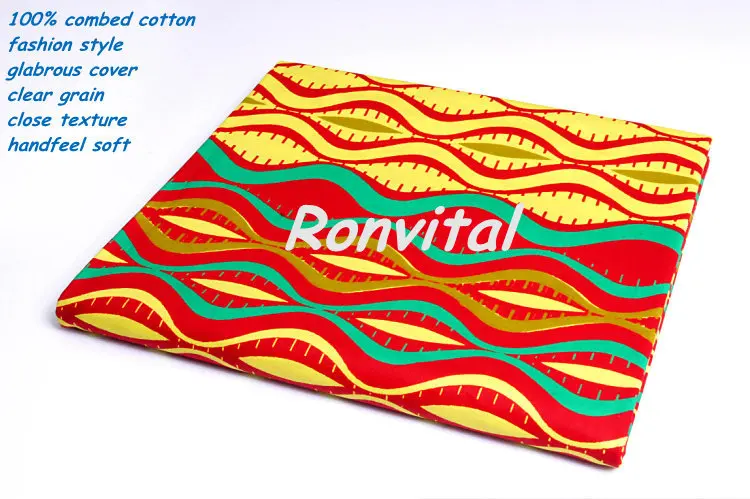 Wholesale most popular african holland wax print cotton fabric Item no.Y189