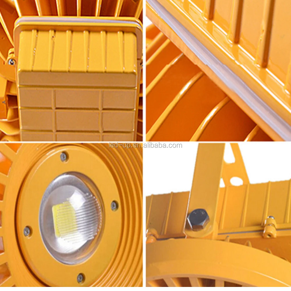 Atex Ex II Marine Offshore Platform Gas Station Anti Glare Led Explosion Proof Flood Light