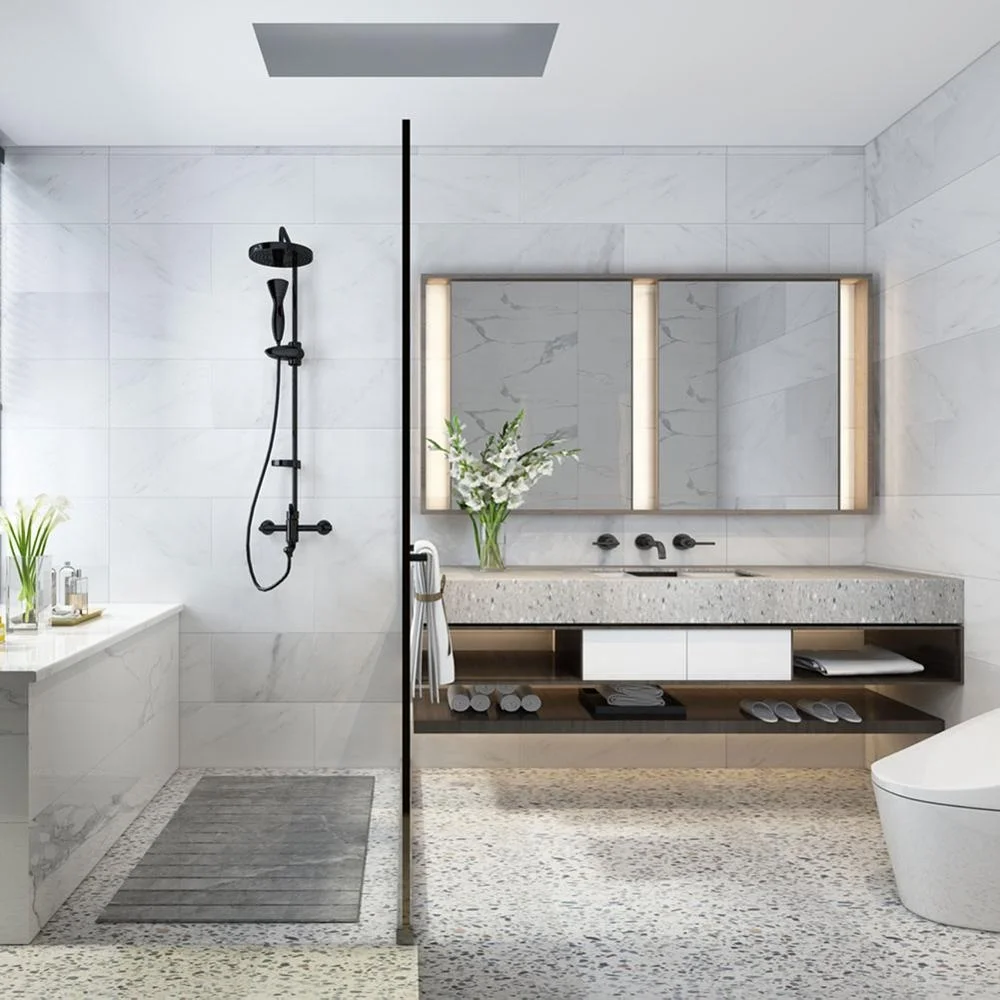 Century Mosaic Statuary White Marble Tiles and Marbles Flooring Tile 24x24 Wall Tiles