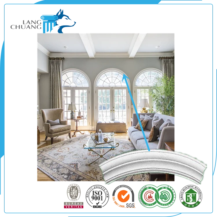 Home Ceiling Corner Decorative Easy Installation Plaster Of Paris Corbel