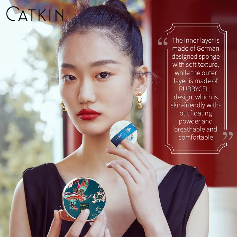 
Wholesale CATKIN Phoenix Cushion BB Cream Hydrating Moisturiser Waterproof Makeup Foundation Concealer Makeup 