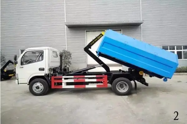 
Sinotruk Steyr 4x2 Low Price Hook Lift Arm Roll Garbage Truck 