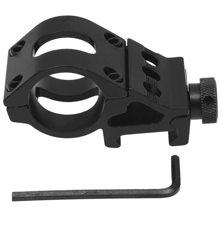 
25.4mm off-set ring tactical QD flashlight torch rifle scope mount weaver ring bracket 20mm picatinny rail adjustable 