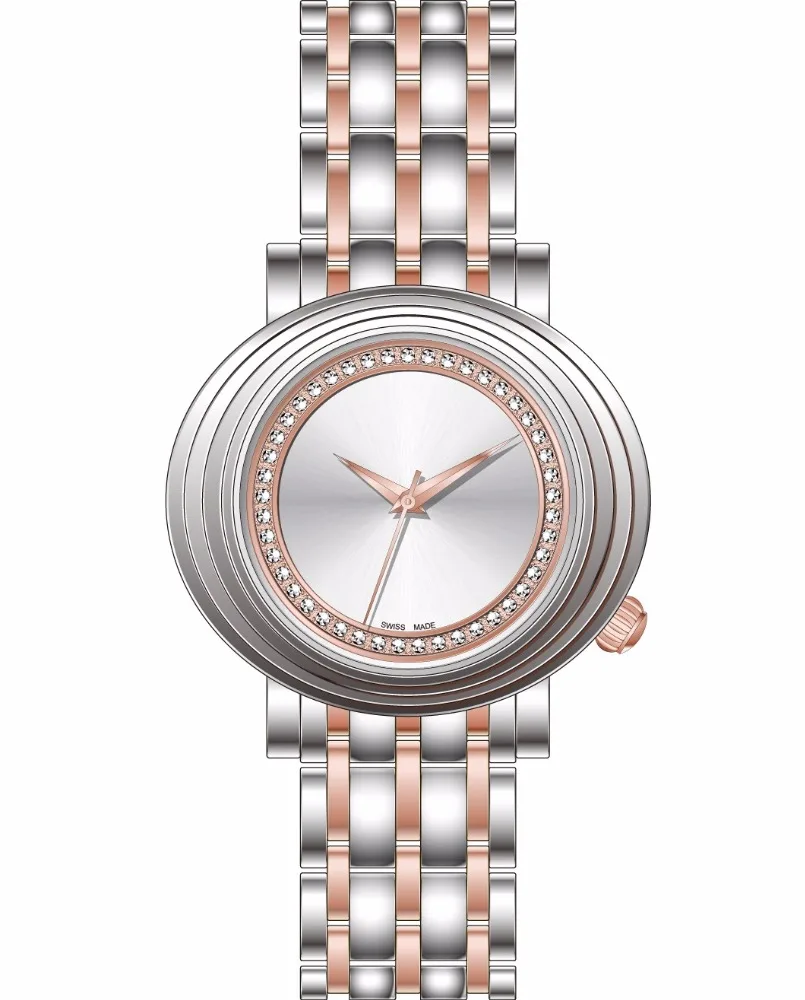 High quality quartz wrist waterproof watch for men women