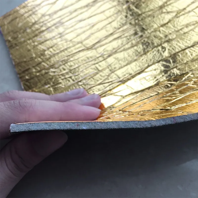 YJ polyurethane foam laminate 4mm underlayment with waterproof membrane