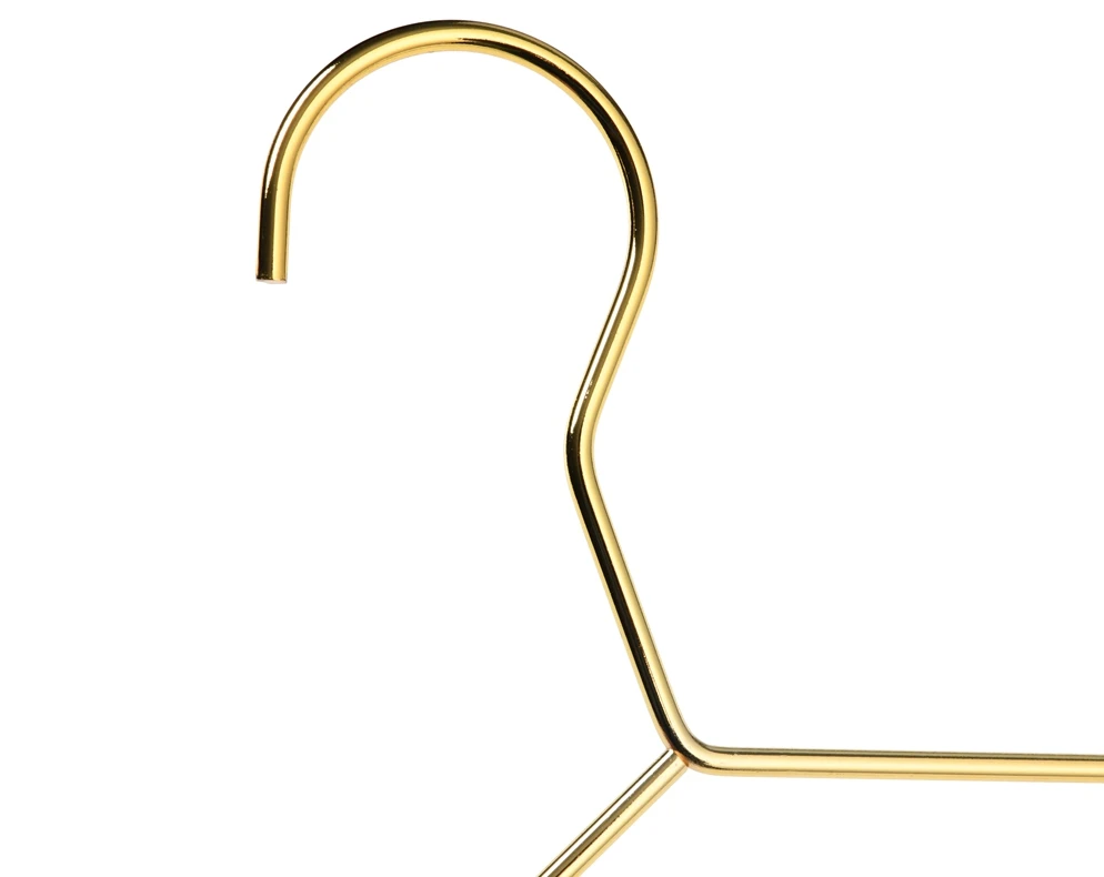 RTS Heavy Duty Metal Wire gold coat clothes hanger