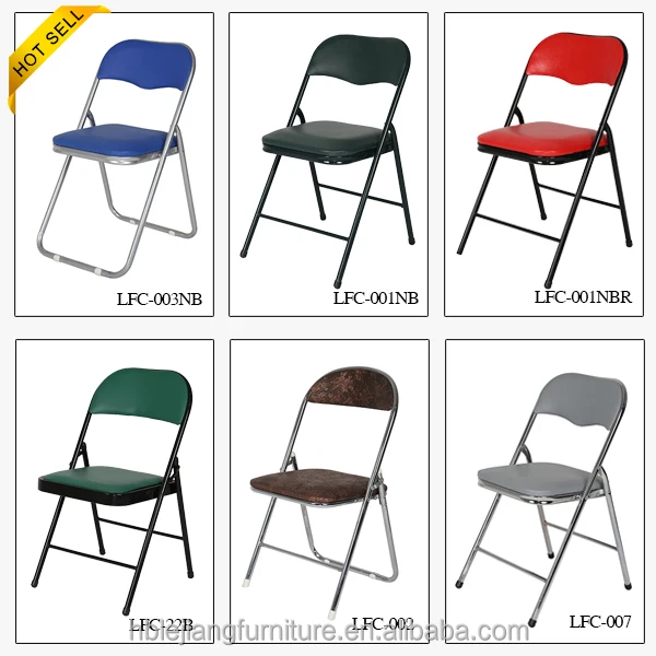 Free sample Malaysia style plastic folding table and chair used folding chairs wholesale