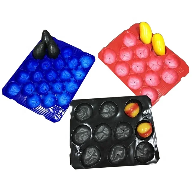 Popular wholesale plastic  disposable containers compartment inner liner oyster tray