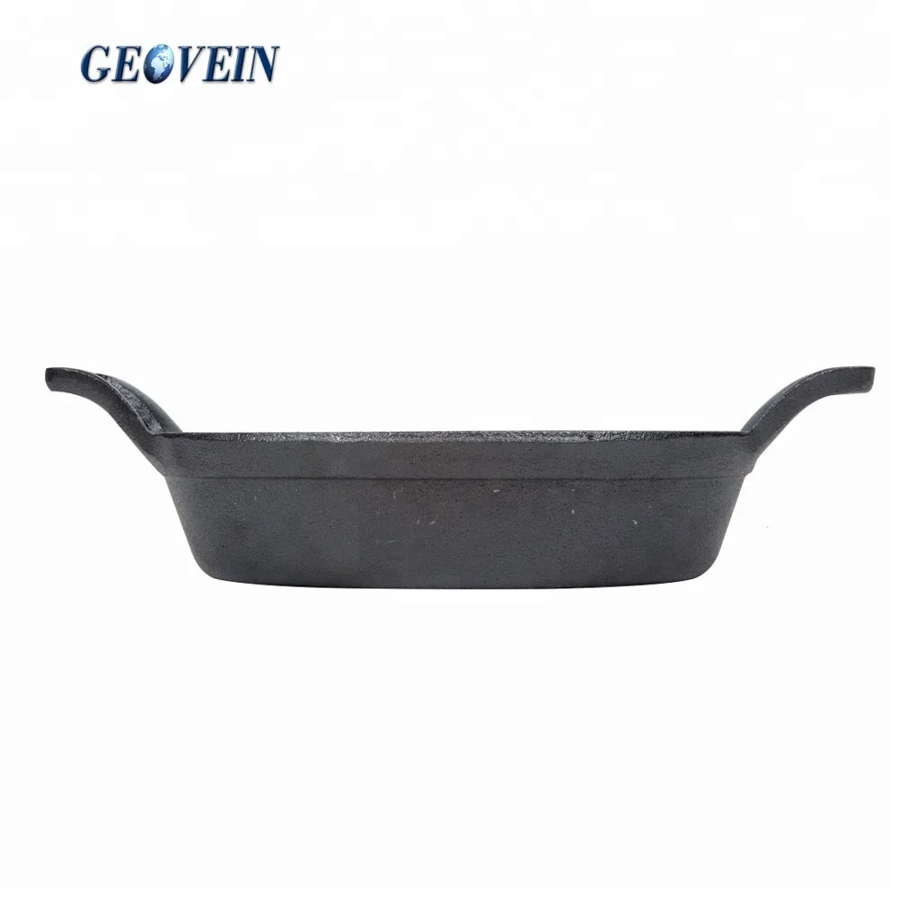 Mini Baking Dish Pan Cast Iron Kadai Small Dish Pan