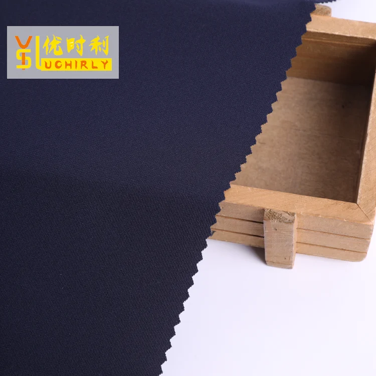 95% polyester 5% spandex twist polyester interlock fabric